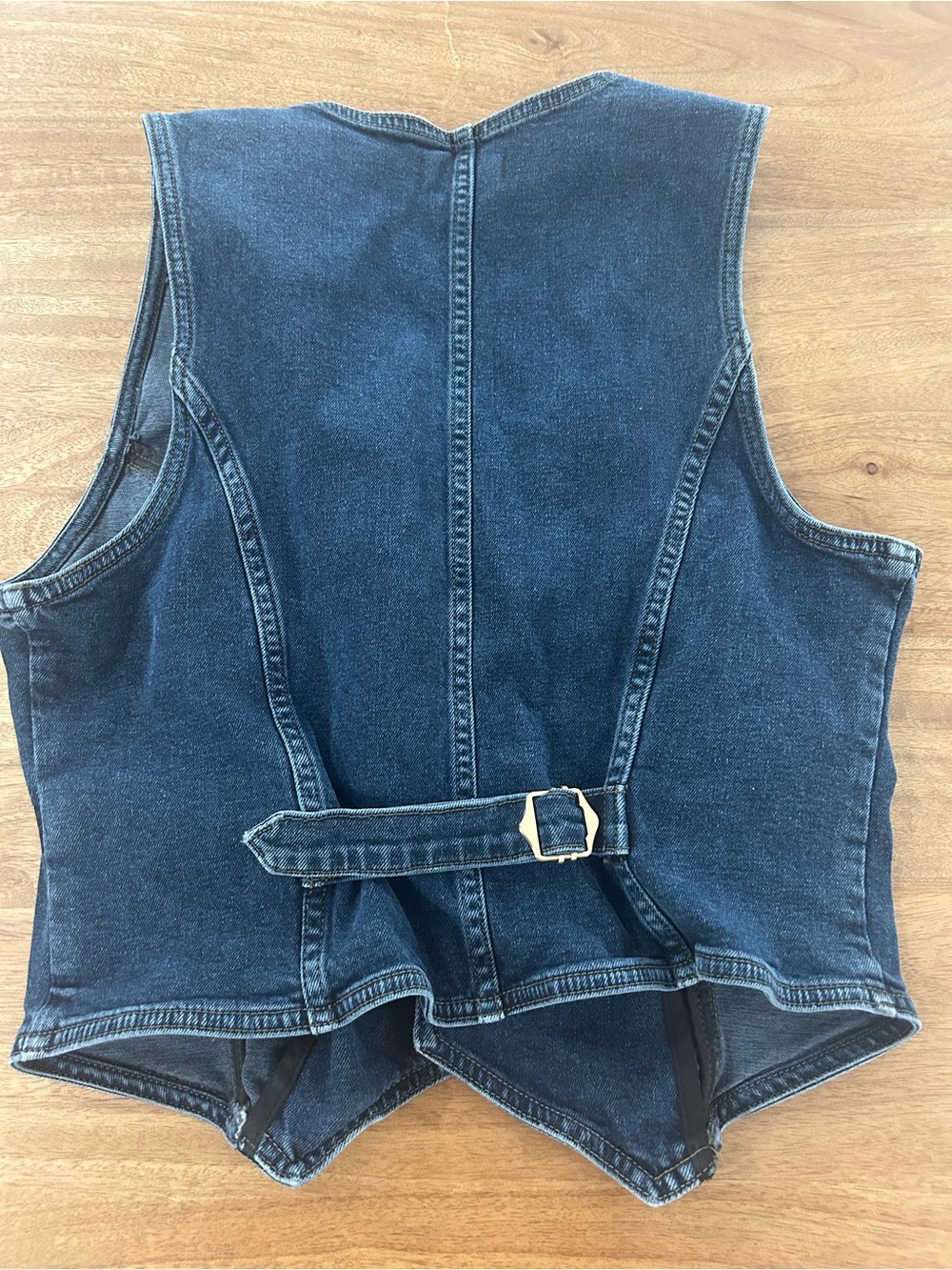 DL1961 Dark Blue Denim Vest- Luxury - Picture 6 of 12